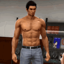 Kiryu Kazuma in the real.