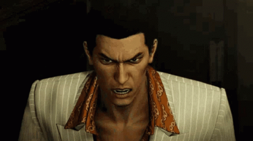 Kiryu Kazuma in the real.