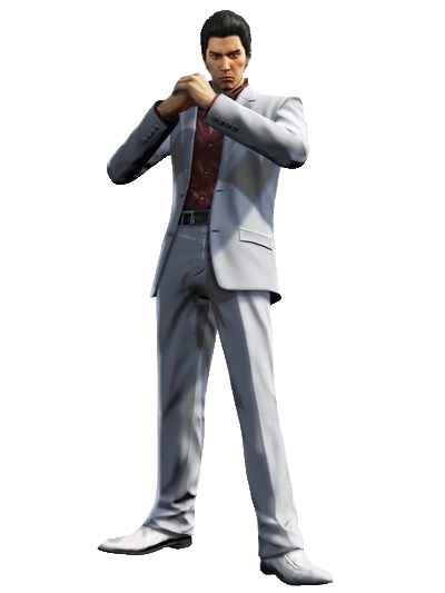 Kiryu Kazuma in the real.