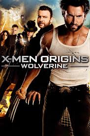 Movie poster of x men Wolverine, the first movie where deadpool was in