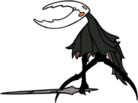 A picture of the infected Hollow Knight