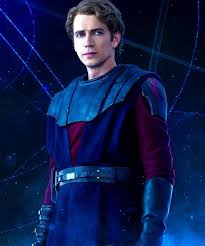 A picture of Anakin Skywalker as a flashback in the Ahsoka series