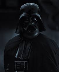 A picture of Anakin Skywalker after getting the suit making him the Vader most people know
